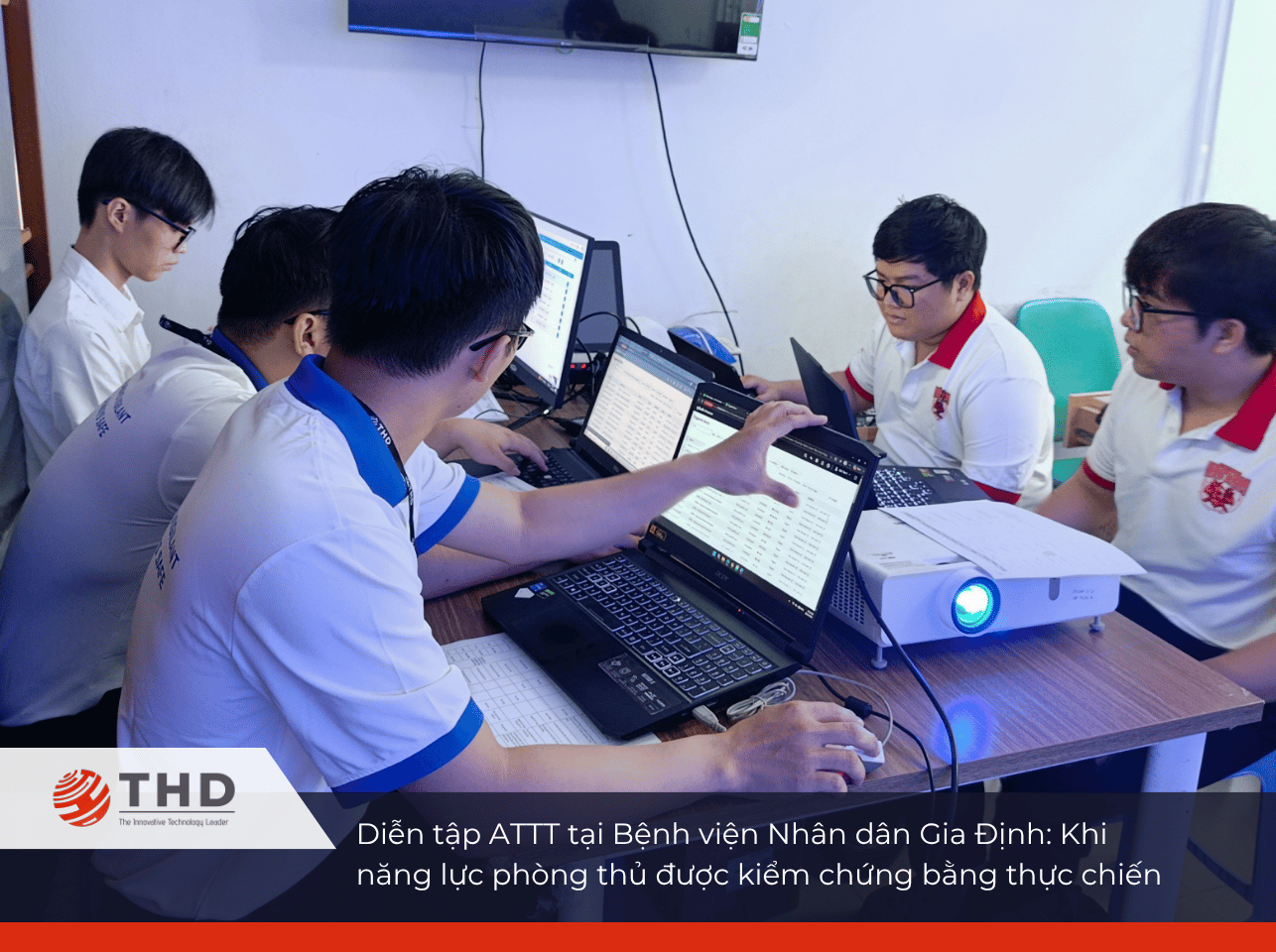 THD diễn tập ATTT tại Bệnh viện Nhân dân Gia Định